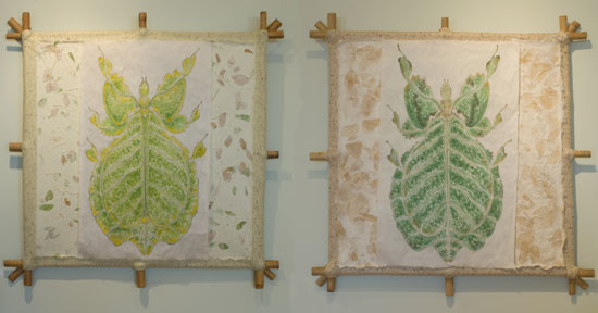 Green & Yellow Leaf Insect Kites